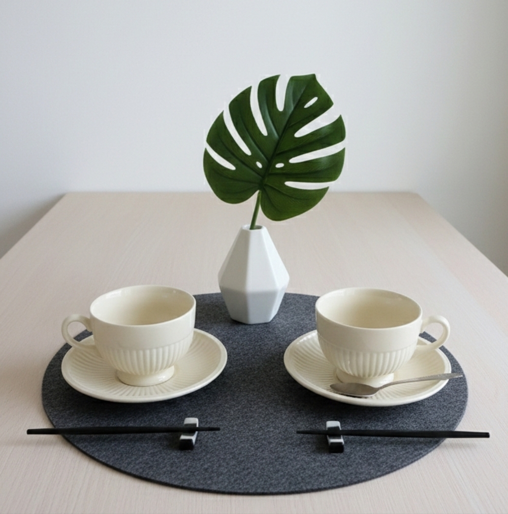 Wedgwood Edme of Etruria Teafor Two With Saucer & Spoon